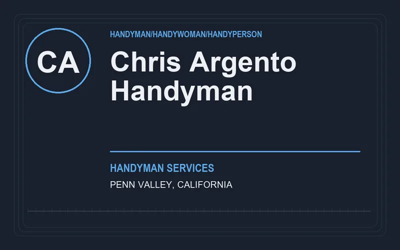 Chris Argento Handyman in Penn Valley, California