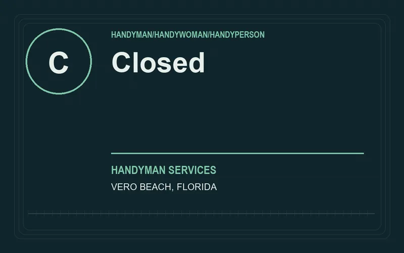 Closed in Vero Beach, Florida