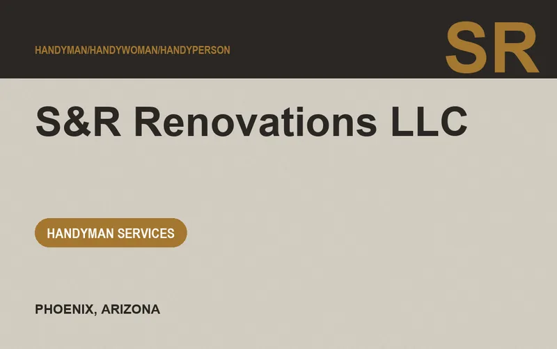 S&R RENOVATIONS LLC in Phoenix, Arizona