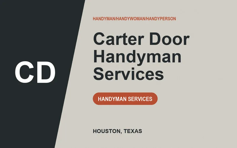 Carter Door Handyman Services in Houston, Texas