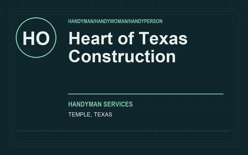Heart of Texas Construction in Temple, Texas