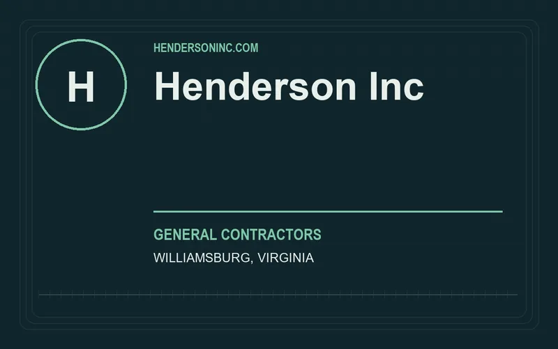 Henderson Inc in Williamsburg, Virginia