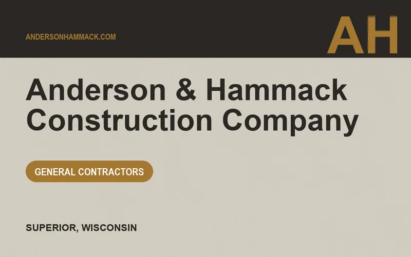 Anderson & Hammack Construction Company in Superior, Wisconsin