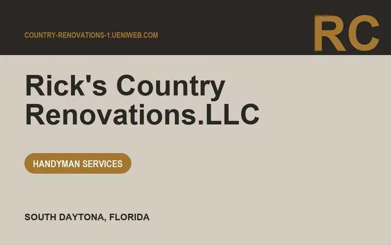 Rick's Country Renovations.llc in South Daytona, Florida