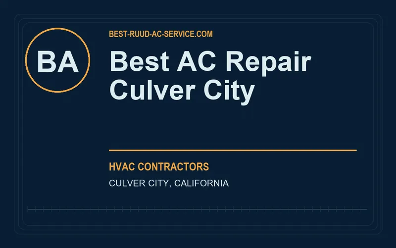 Best AC Repair Culver City in Culver City, California