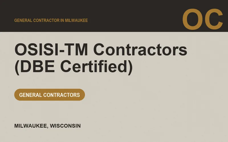 OSISI-TM Contractors (DBE Certified) in Milwaukee, Wisconsin