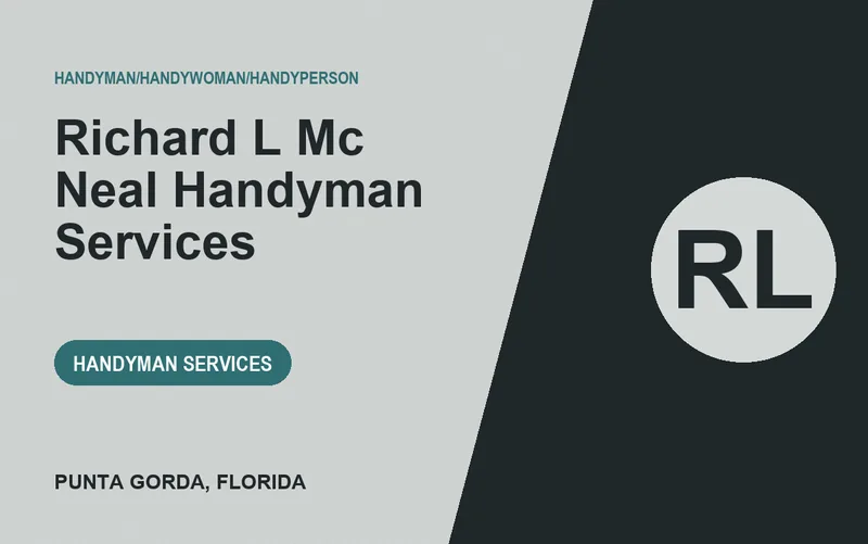 Richard L Mc Neal Handyman Services in Punta Gorda, Florida