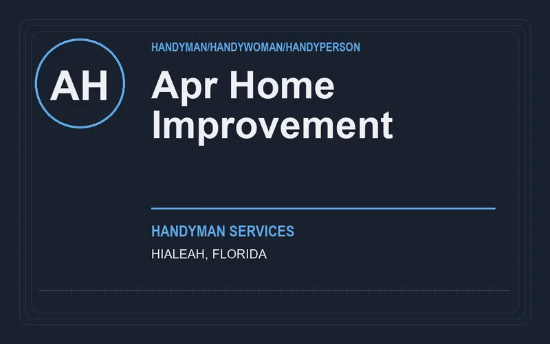 APR HOME IMPROVEMENT in Hialeah, Florida