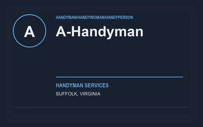 A-Handyman in Suffolk, Virginia