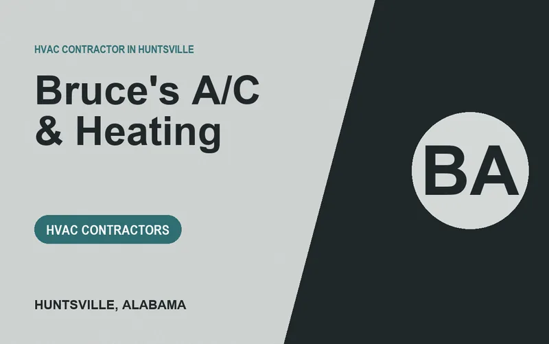 Bruce's A/C & Heating in Huntsville, Alabama