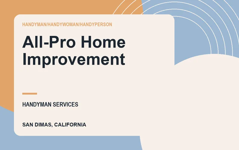 All-Pro Home Improvement in San Dimas, California