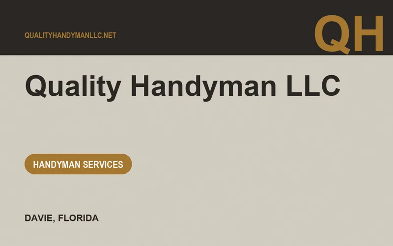 QUALITY HANDYMAN LLC in Davie, Florida