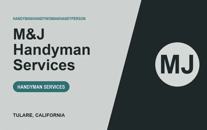 M&J Handyman Services in Tulare, California