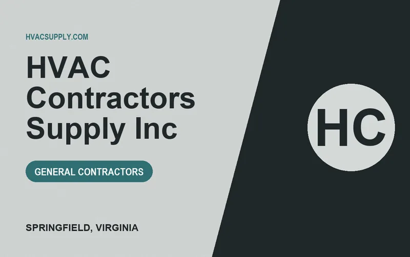 HVAC Contractors Supply Inc in Springfield, Virginia