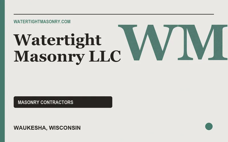Watertight Masonry LLC in Waukesha, Wisconsin
