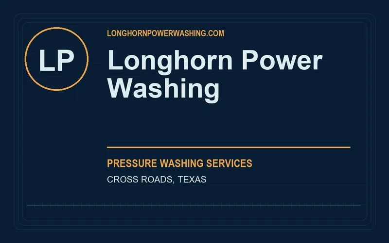 Longhorn Power Washing in Cross Roads, Texas
