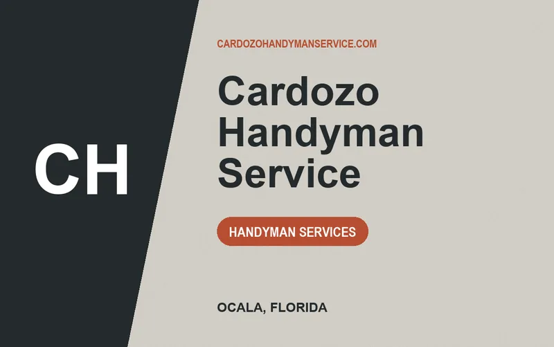 Cardozo Handyman Service in Ocala, Florida