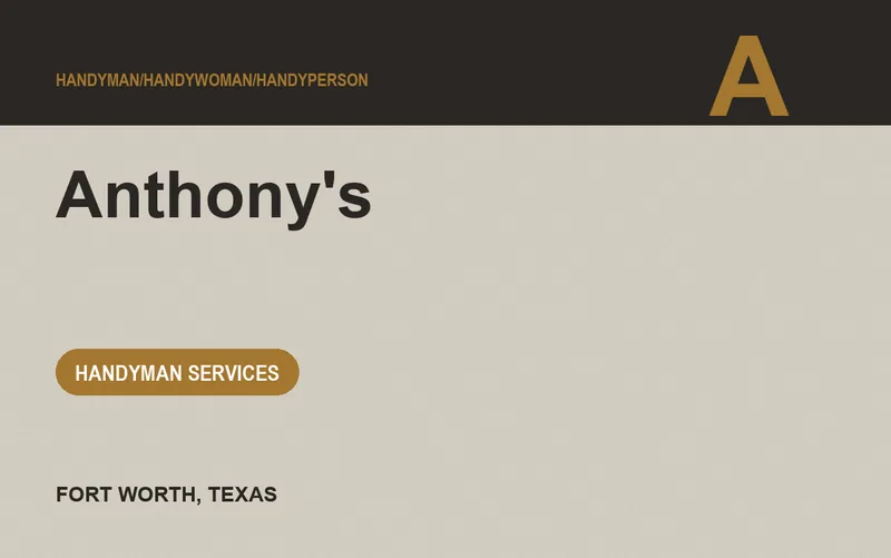 Anthony's in Fort Worth, Texas