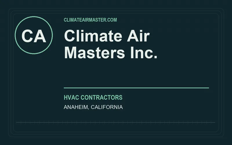 Climate Air Masters Inc. in Anaheim, California