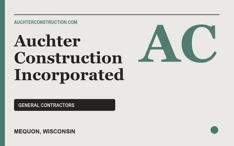 Auchter Construction Incorporated in Mequon, Wisconsin