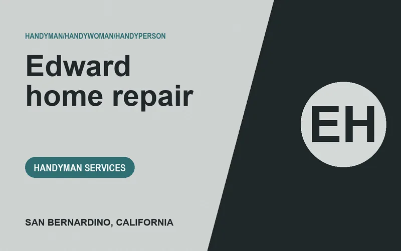 Edward home repair in San Bernardino, California