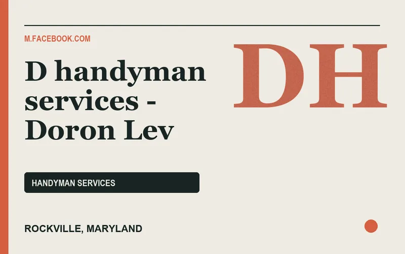 D handyman services - Doron Lev in Rockville, Maryland