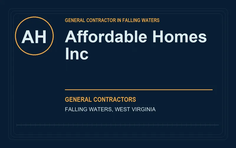 Affordable Homes Inc in Falling Waters, West Virginia