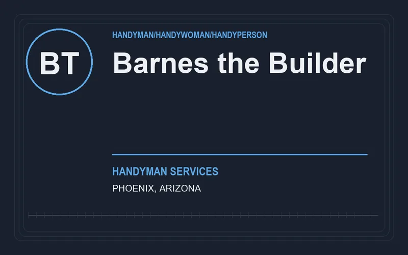 Barnes the Builder in Phoenix, Arizona