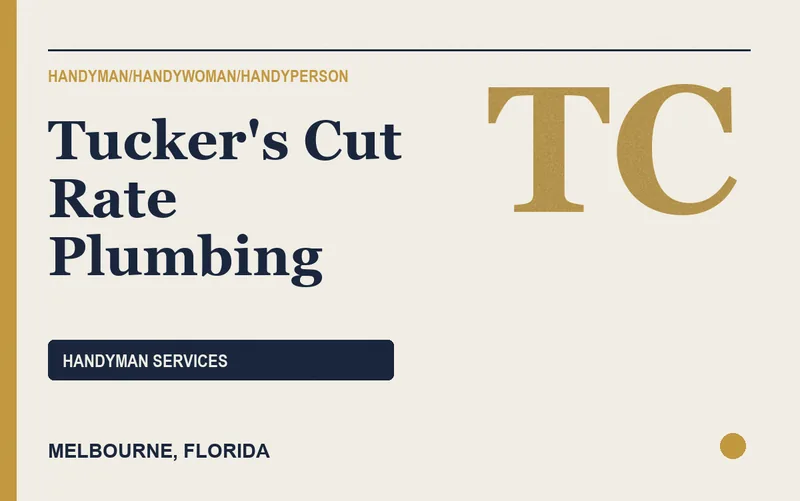 Tucker's Cut Rate Plumbing in Melbourne, Florida
