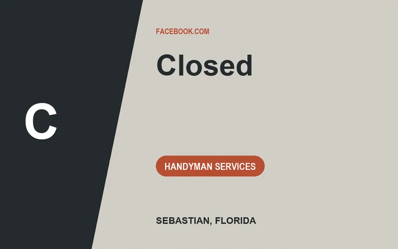 Closed in Sebastian, Florida