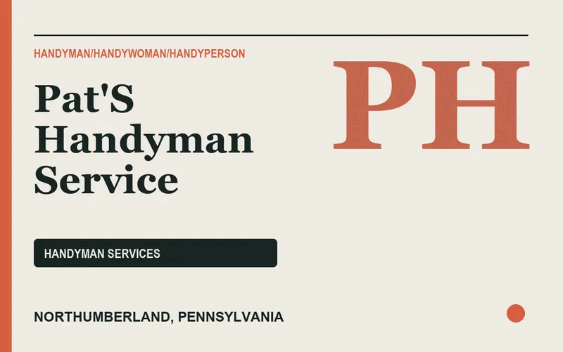 pat's handyman service in Northumberland, Pennsylvania