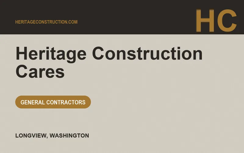 Heritage Construction Cares in Longview, Washington