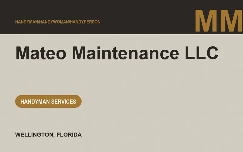 Mateo Maintenance LLC in Wellington, Florida