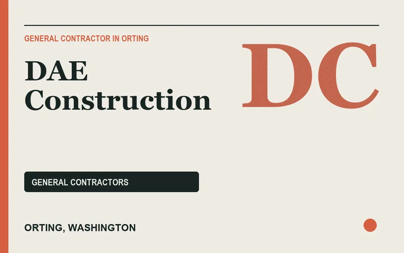 DAE Construction in Orting, Washington