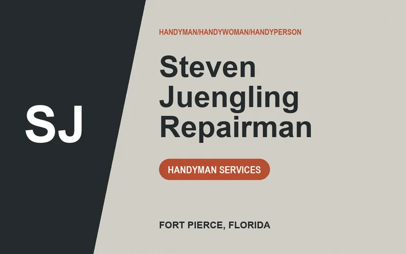 Steven Juengling Repairman in Fort Pierce, Florida