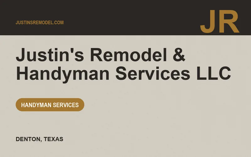 Justin's Remodel & Handyman Services LLC in Denton, Texas