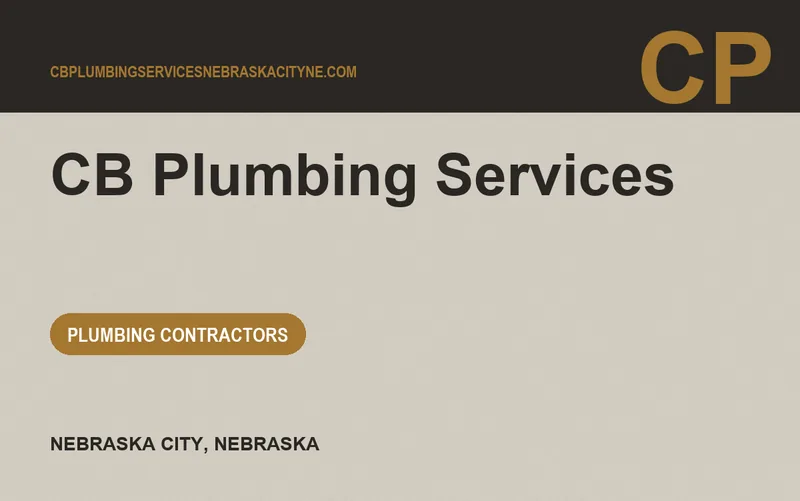 CB Plumbing Services in Nebraska City, Nebraska