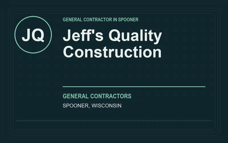 Jeff's Quality Construction in Spooner, Wisconsin