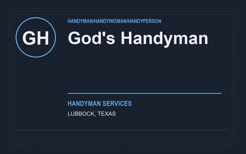 God's Handyman in Lubbock, Texas