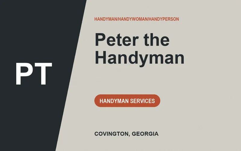 Peter the Handyman in Covington, Georgia