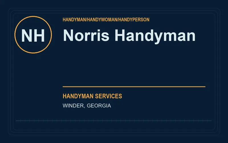 Norris Handyman in Winder, Georgia