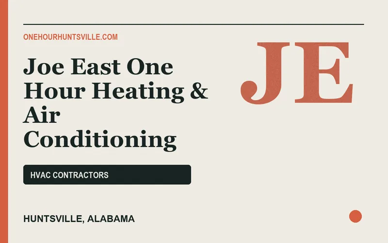 Joe East One Hour Heating & Air Conditioning in Huntsville, Alabama