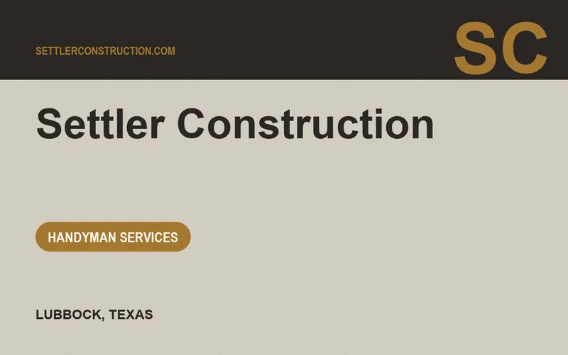 Settler Construction in Lubbock, Texas