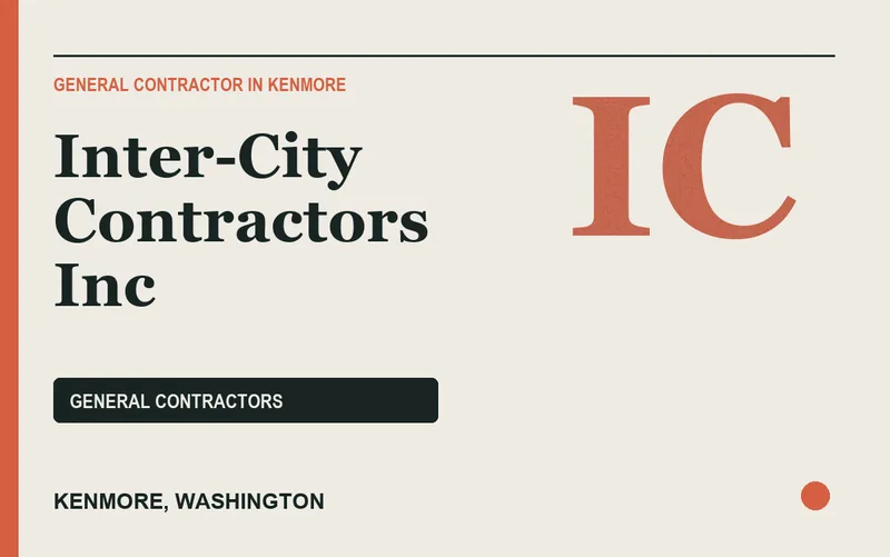 Inter-City Contractors Inc in Kenmore, Washington