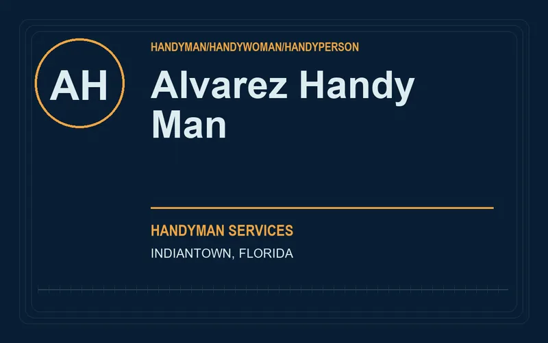 Alvarez Handy Man in Indiantown, Florida