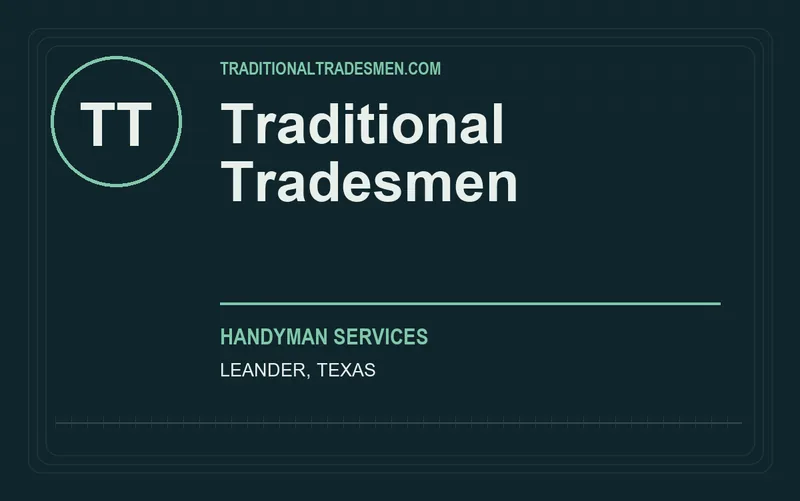 Traditional Tradesmen in Leander, Texas