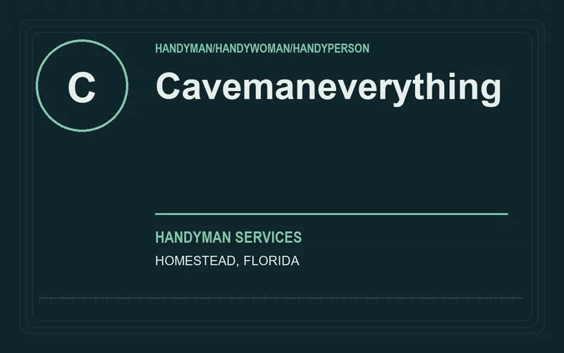 Cavemaneverything in Homestead, Florida