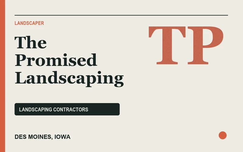 The Promised Landscaping in Des Moines, Iowa