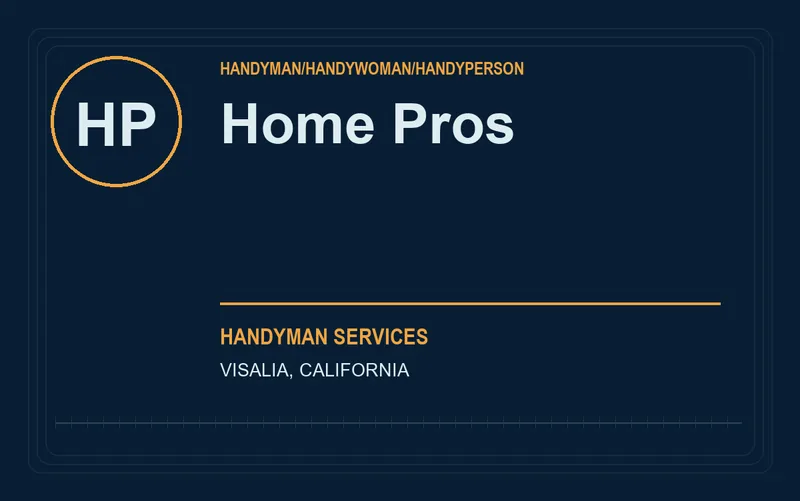 Home Pros in Visalia, California