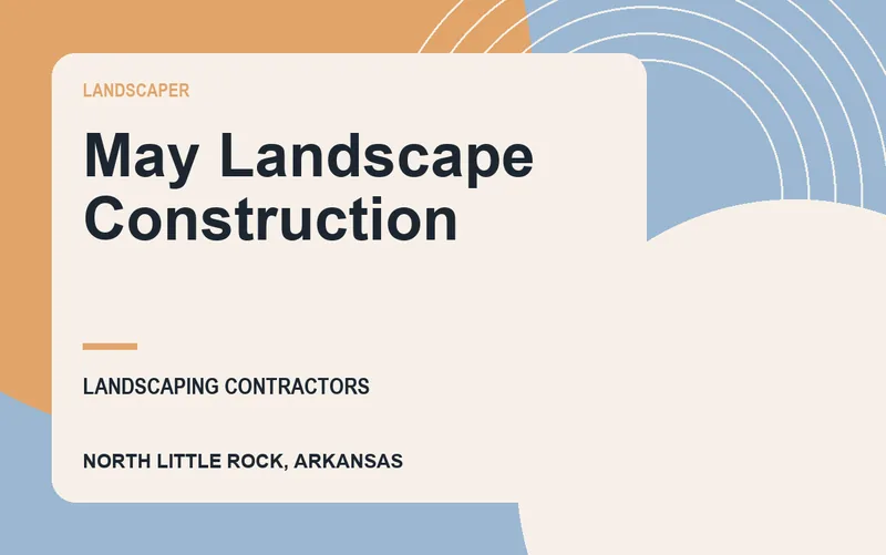 May Landscape Construction in North Little Rock, Arkansas